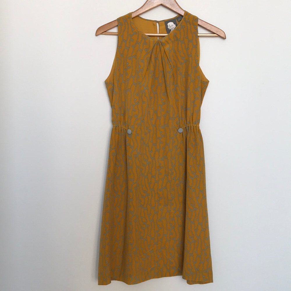 Anthropologie dress in Mustard Yellow Size 6